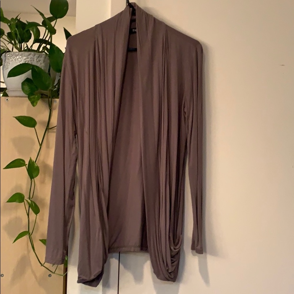 Brown top (soft - like a jersey cardigan)